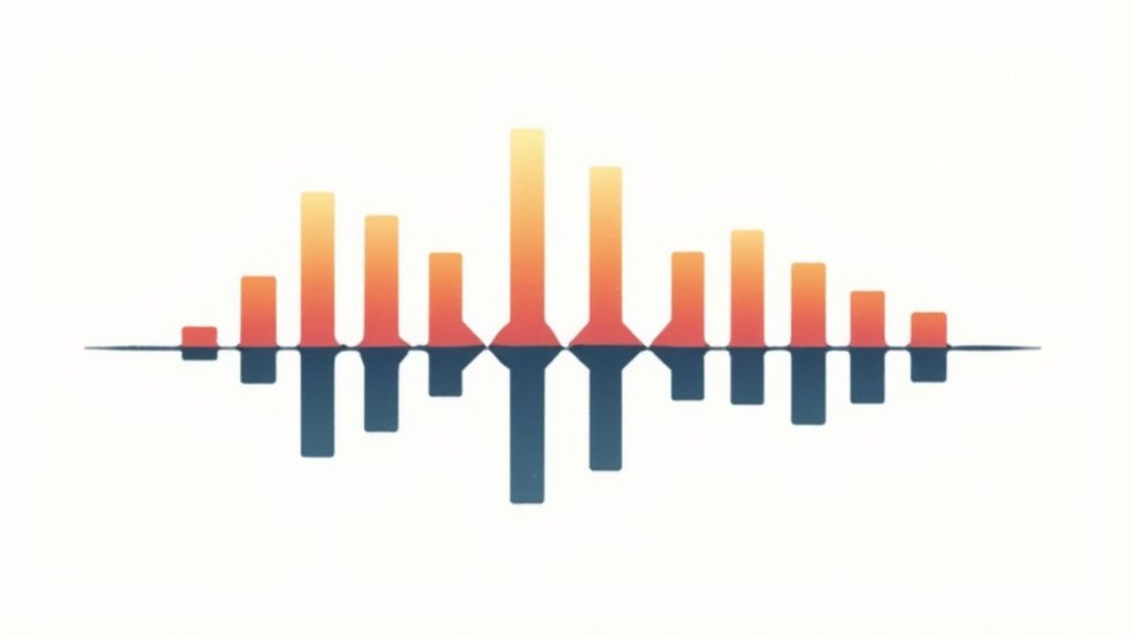 A person adjusting an equalizer plugin on a computer screen, representing vocal mixing.