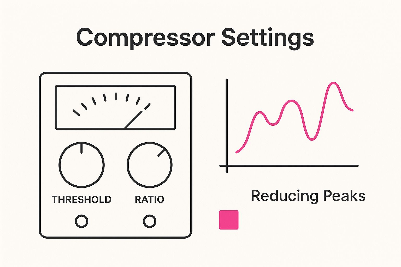 Infographic about how to mix vocals