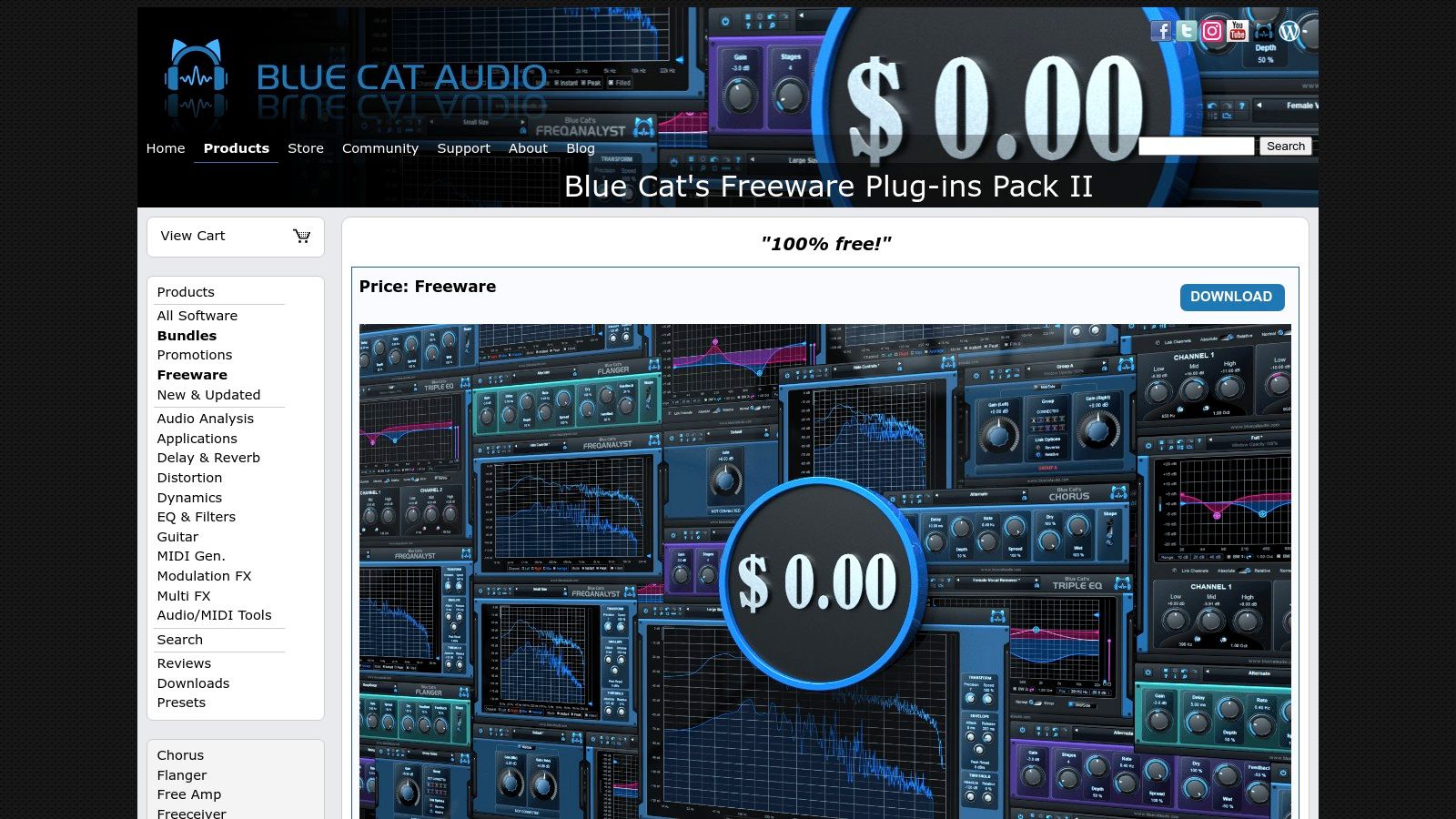 Blue Cat Audio Freeware Pack