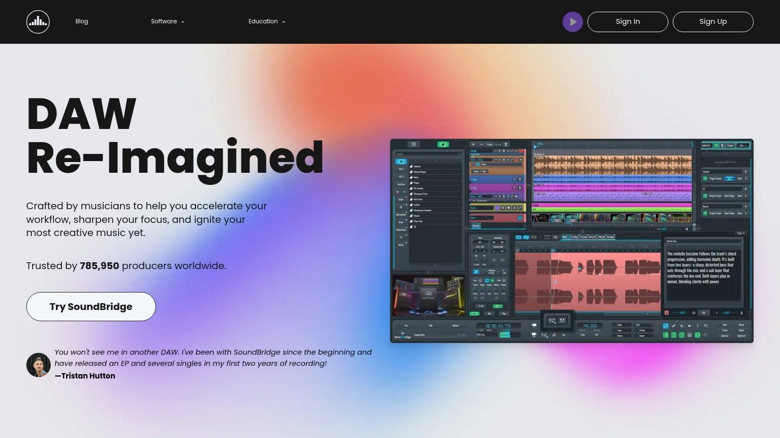 SoundBridge – Free Desktop DAW (Windows/macOS)