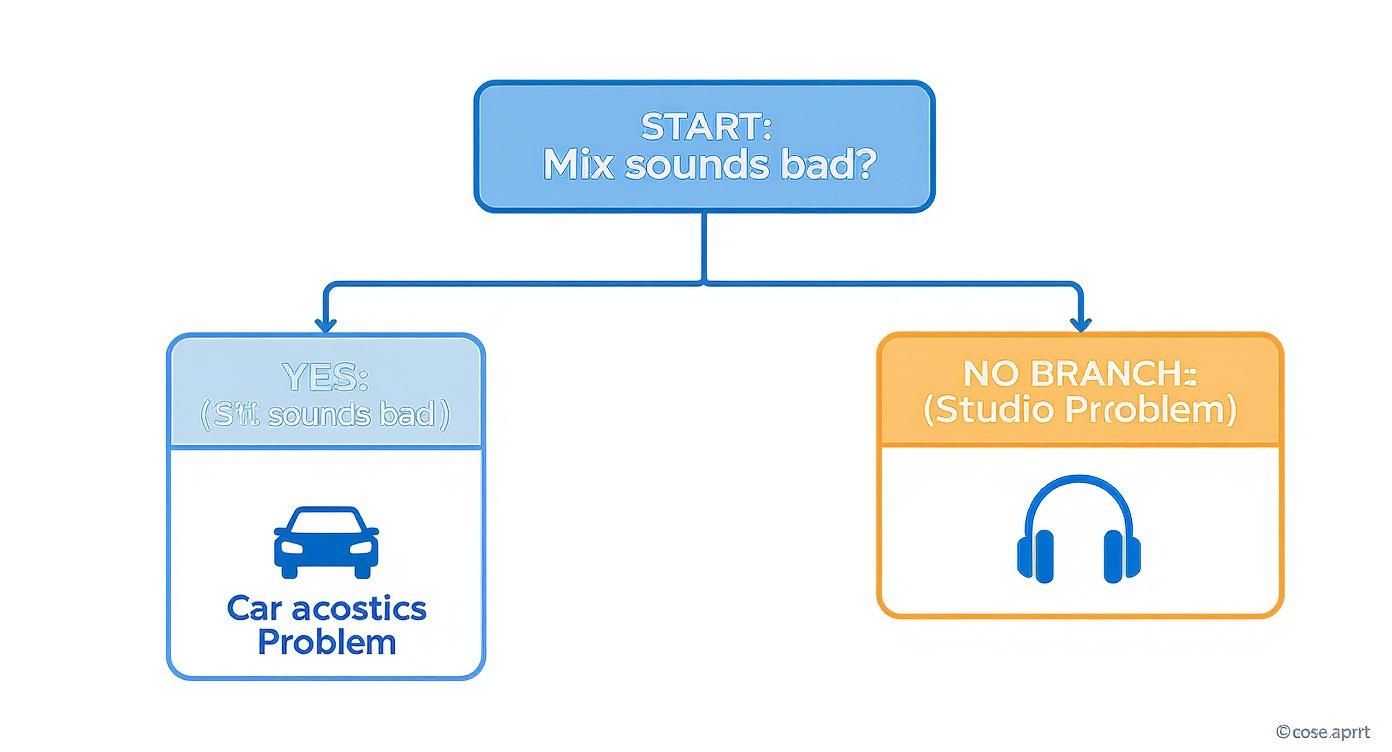 Infographic about Song sounds bad in the car