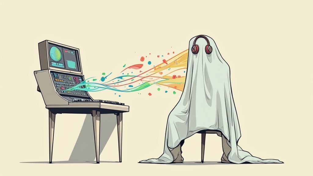 Mix trapped behind a blanket