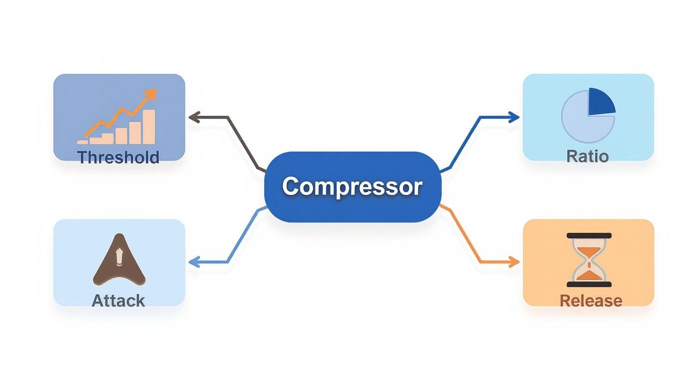 Infographic about compression in music