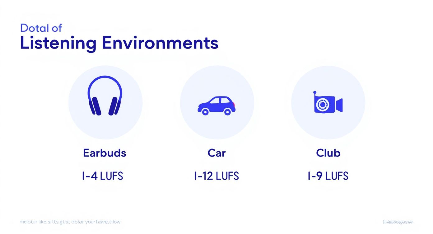 Infographic about loudness in music