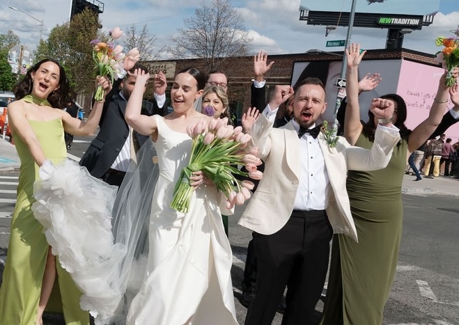 Bride and groom portrait at Rule of Thirds