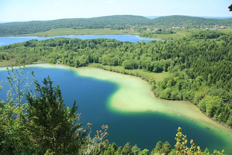 Panorama from the Belvédère des 4 Lacs.