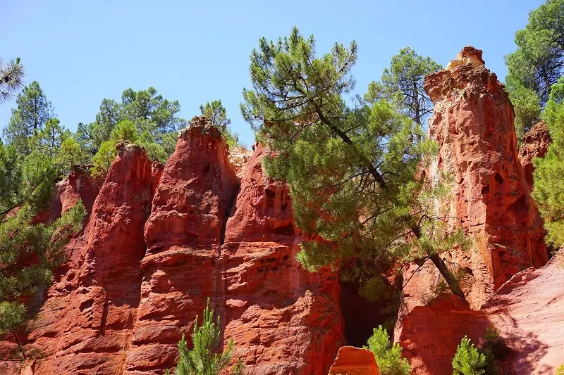 The Ochre Massif and its unique geological features.