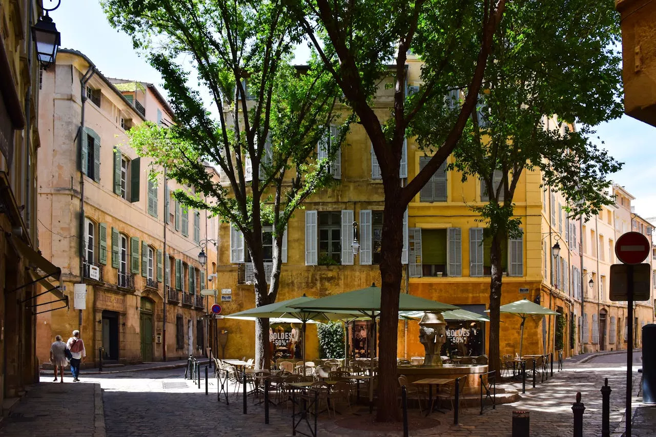 Charming Street in Aix-en-Provence