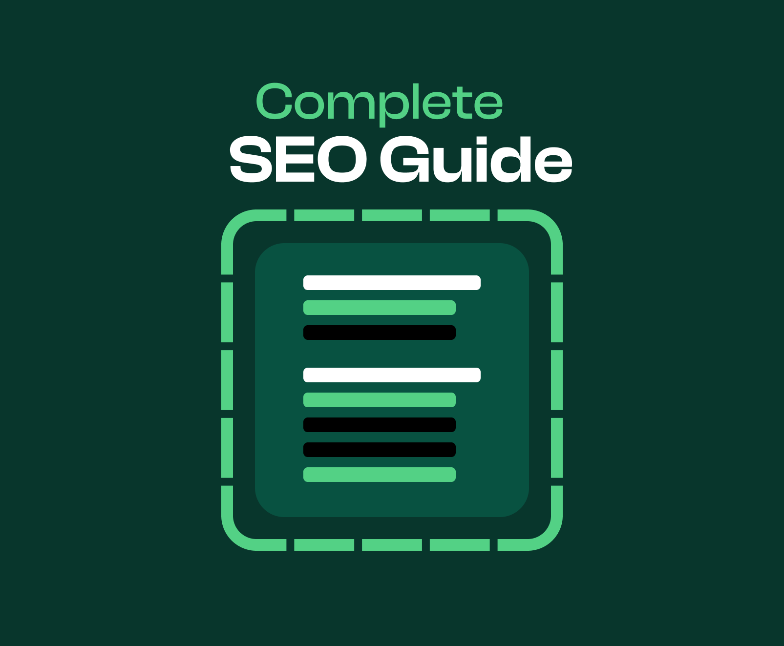An image showing an SEO guide