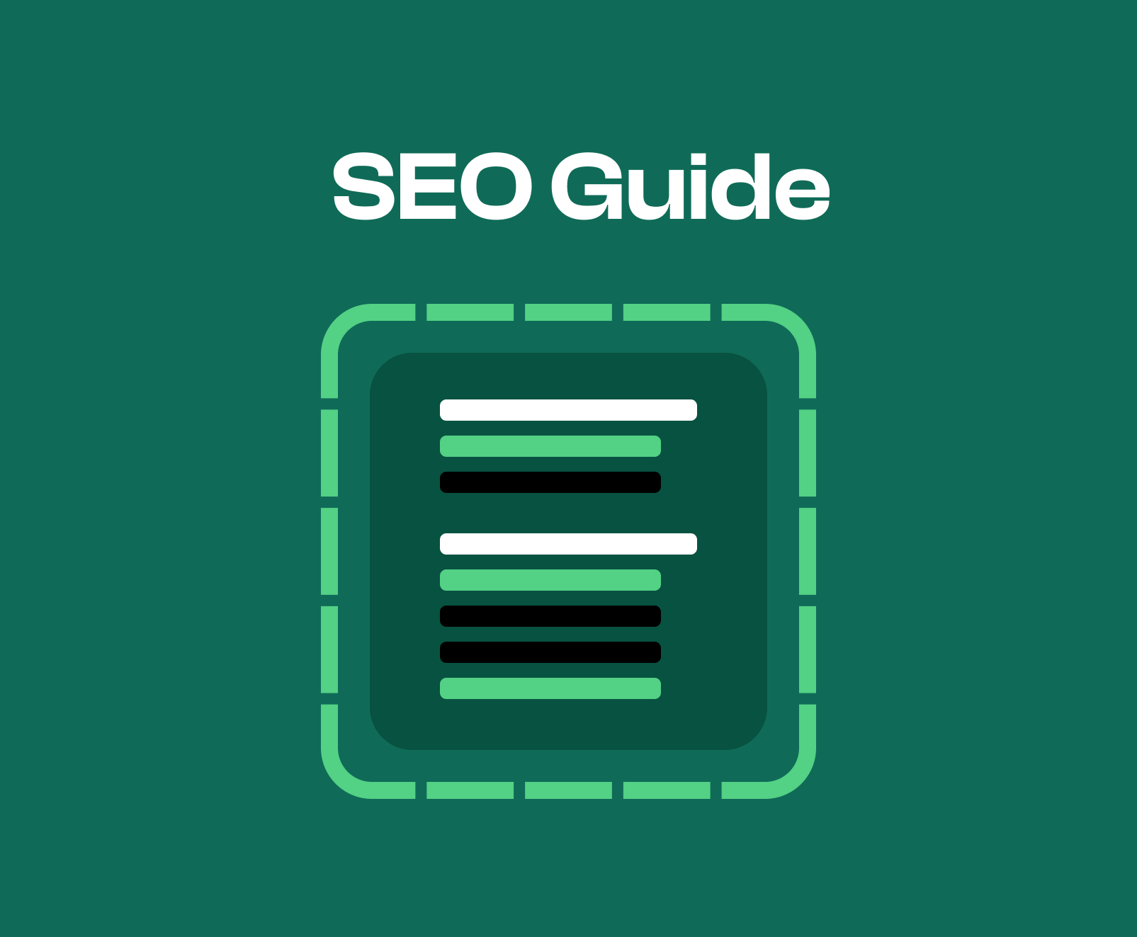 An image showing an SEO guide