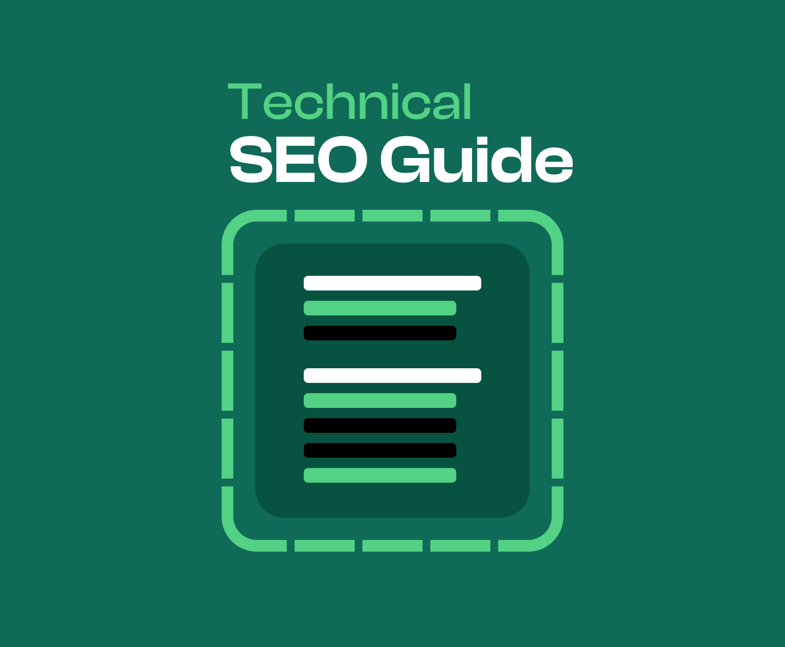 An illustration of a technical SEO guide