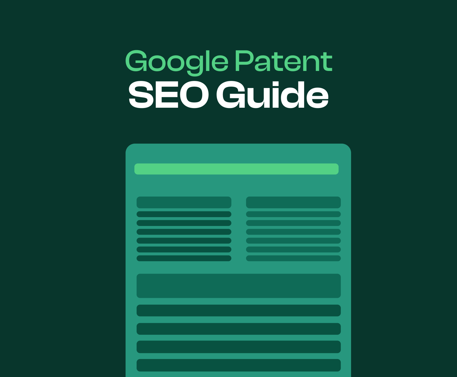 An illustration of Google's SEO patents