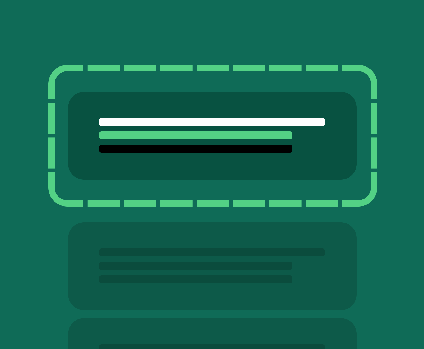 An illustration of featured snippets