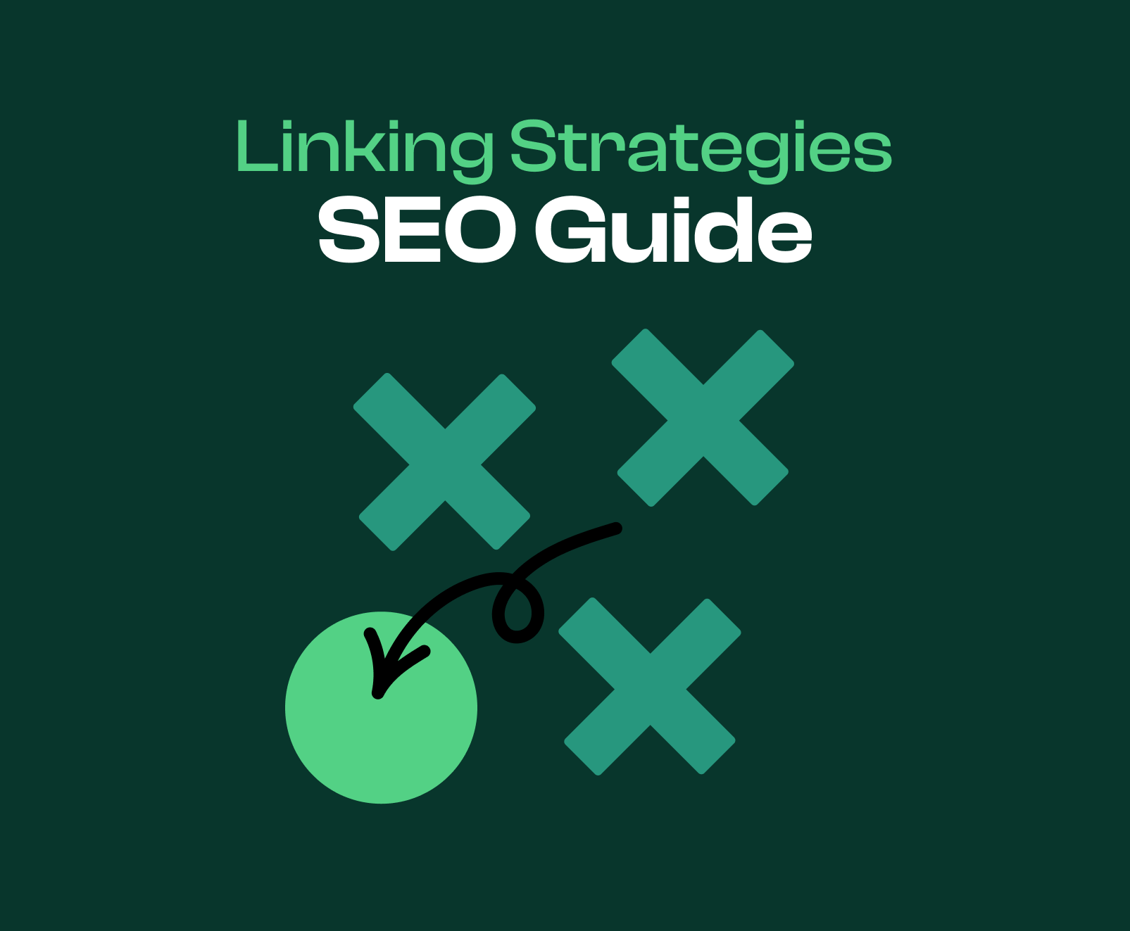 An illustration of strategies being used for on-page internal link building