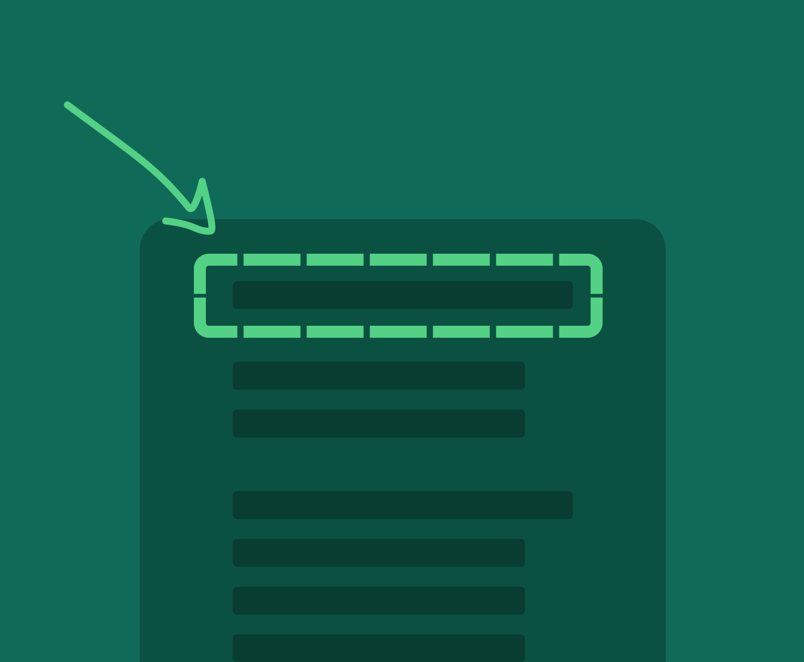 An illustration of on page SEO