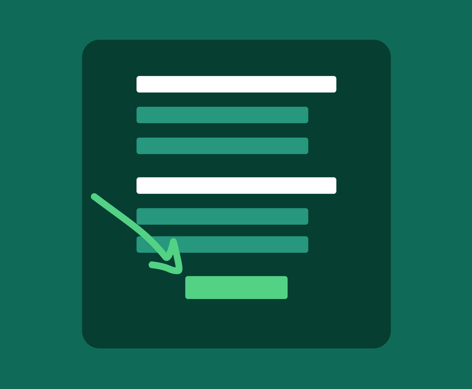 An image displaying call to action placement