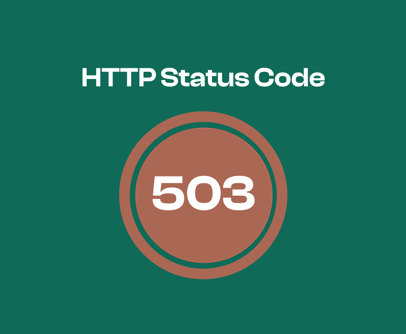 An illustration of a 503 Service Unavailable status code