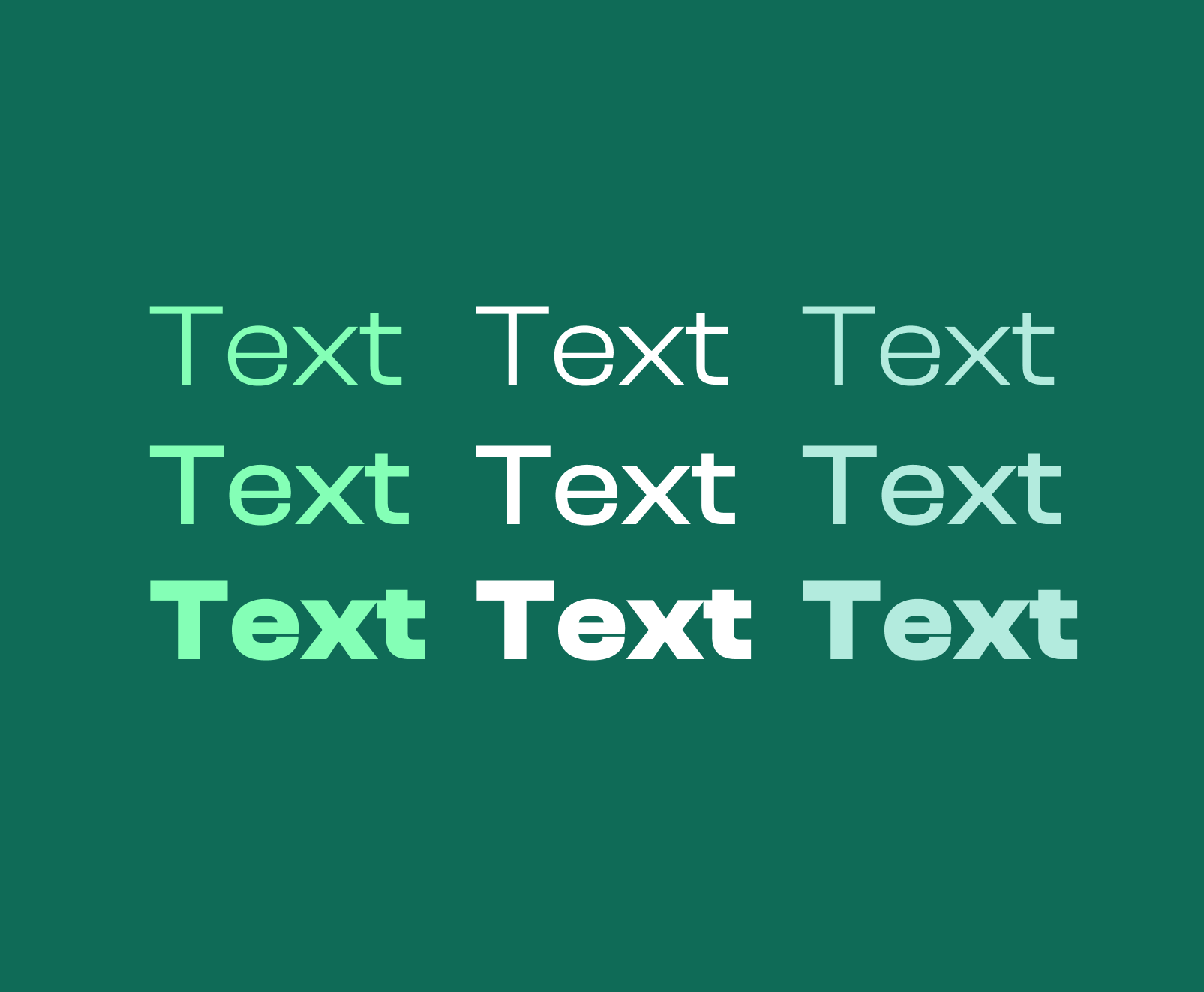 An illustration of text accessibility