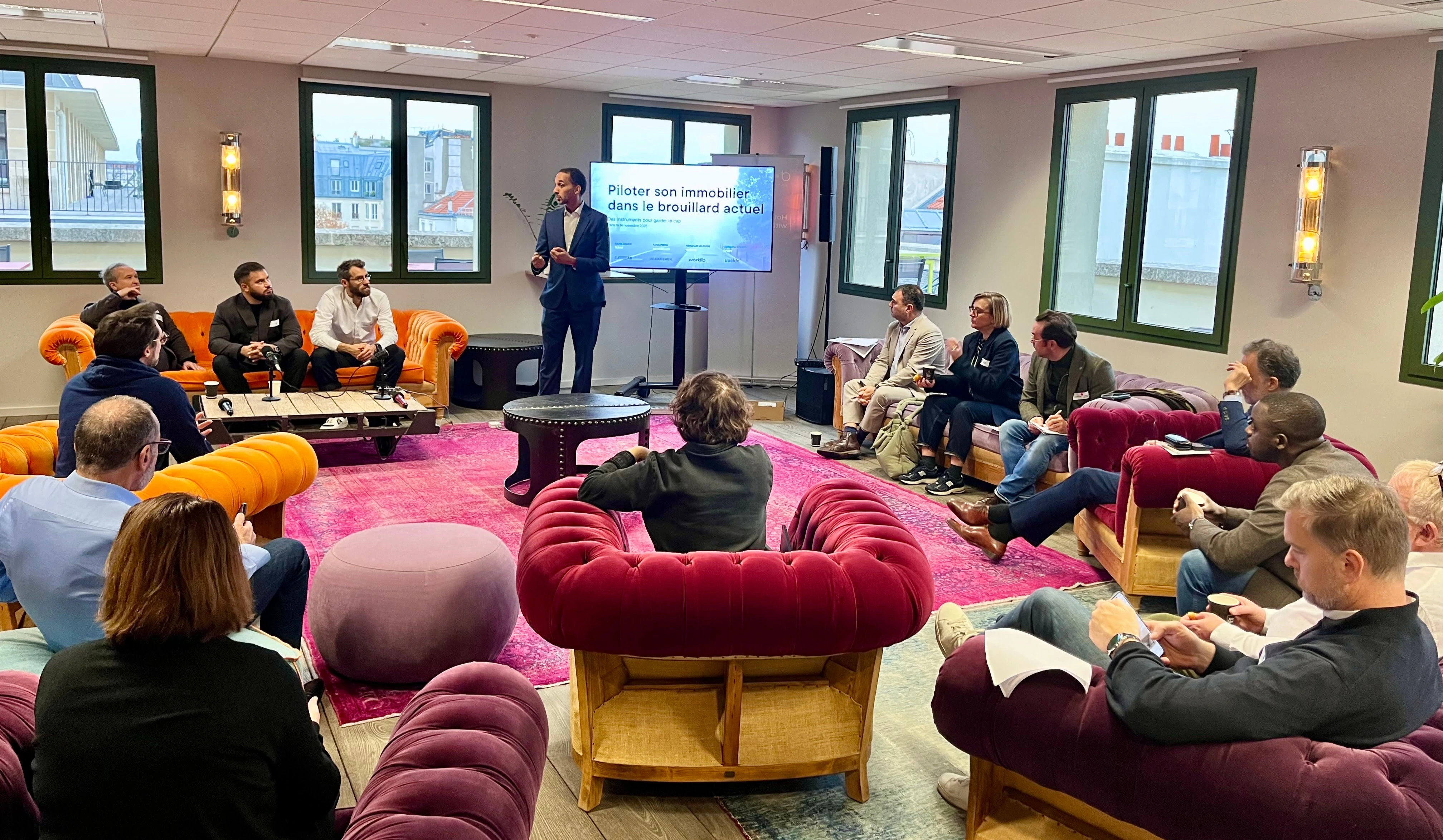 Ateliers clients du 14 novembre avec des  directeurs immobilier