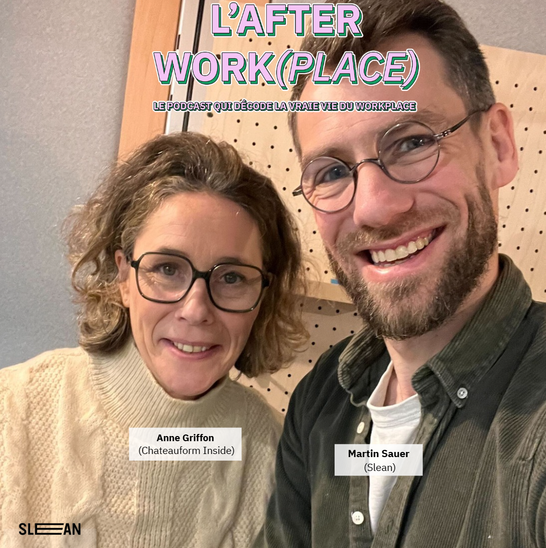 Portrait de Anne Griffon et Martin Sauer pour le podcast "L'AfterWork(place)" produit par Slean