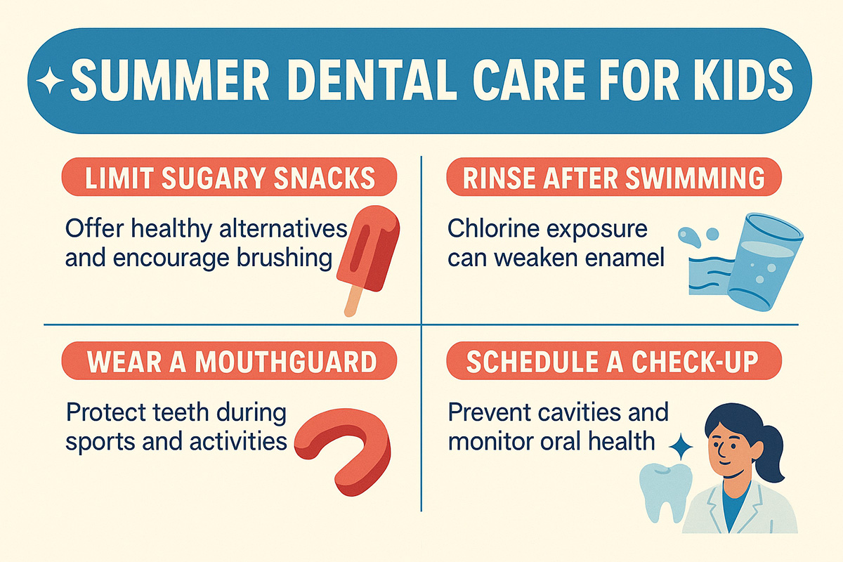 Summer Dental Care for Kids: Tips from Your Pediatric Dentist in Sugar Land and Richmond