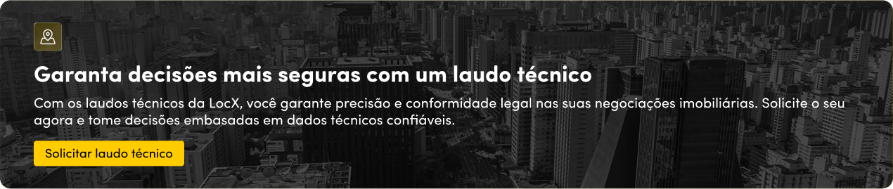 Com os laudos técnicos da LocX, você garante precisão e conformidade legal nas suas negociações imobiliárias. Solicite o seu agora e tome decisões embasadas em dados técnicos confiáveis.