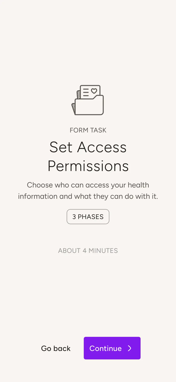 Screenshot of EverBetter Pro, where users set access permissions