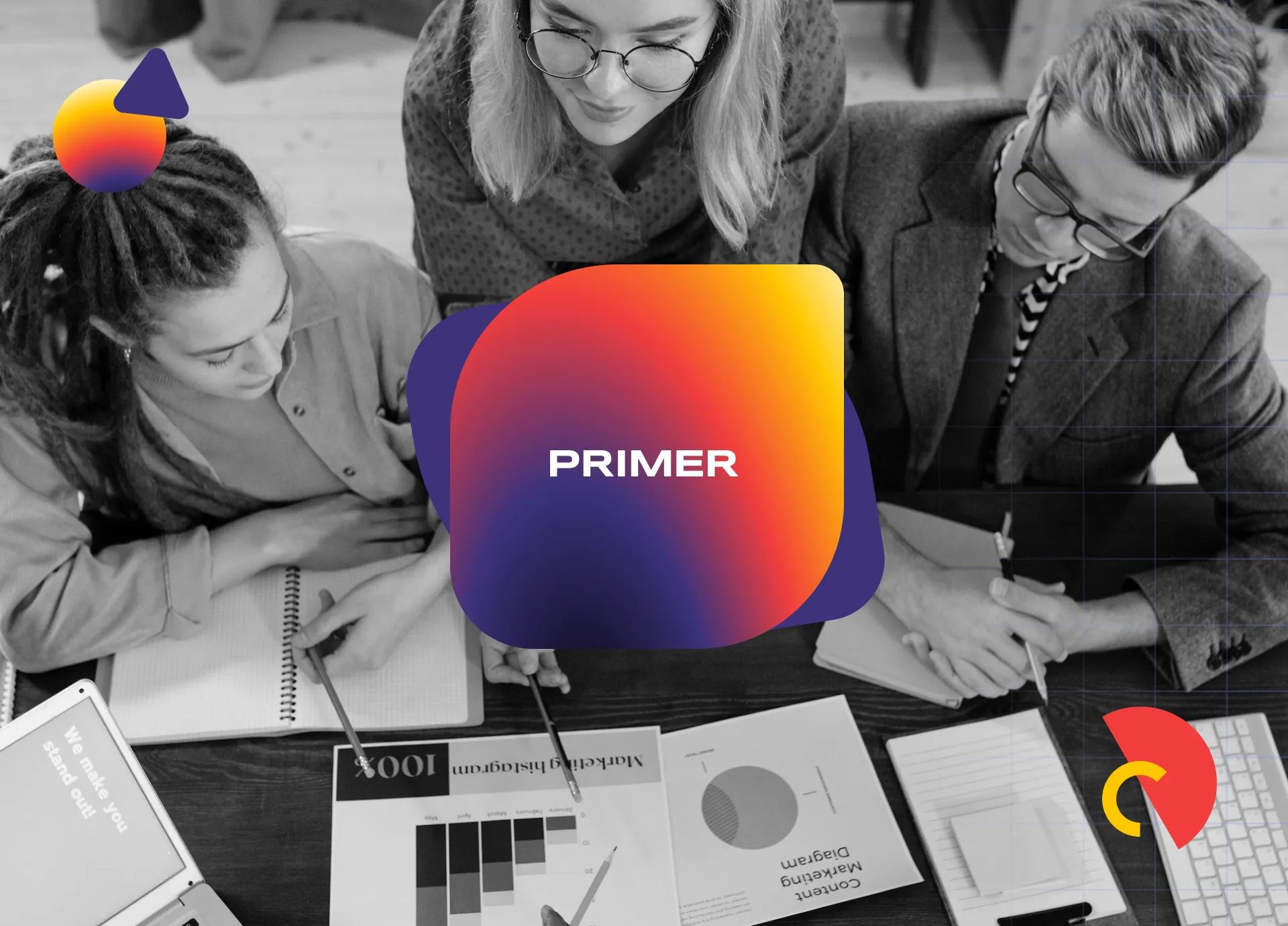 Visual highlighting the role of data in modern B2B marketing strategy
