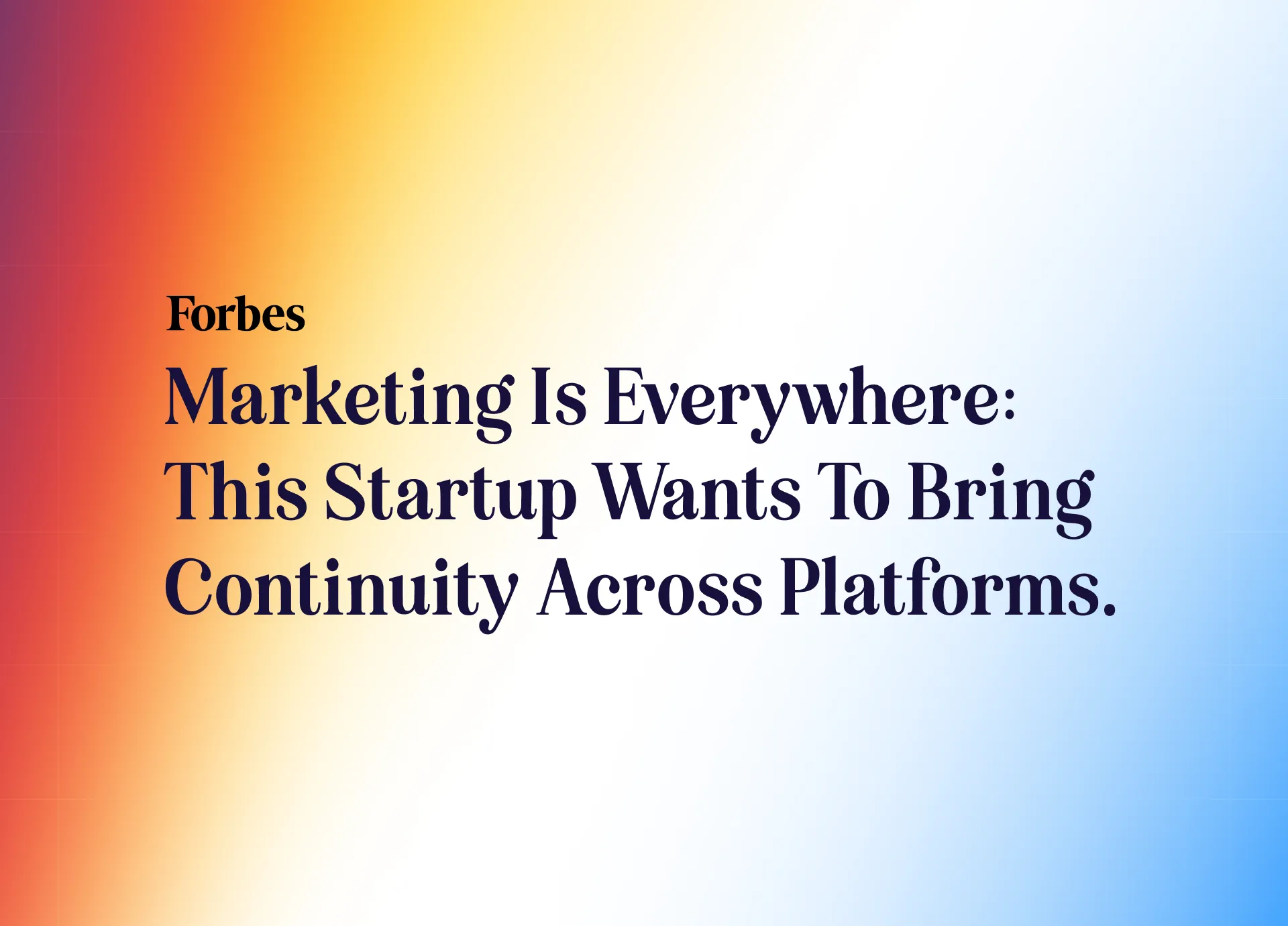 Thumbnail indicating a B2B marketing article featured in Forbes