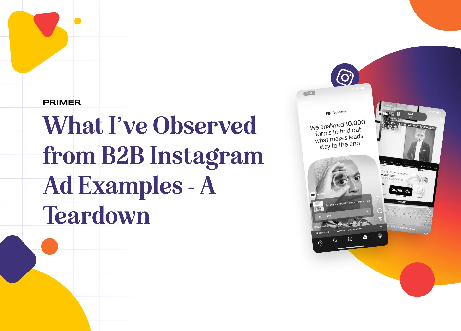 Observations and insights from B2B marketing on Instagram