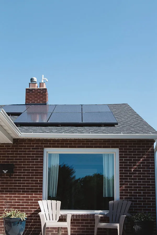 Solar panels installation
