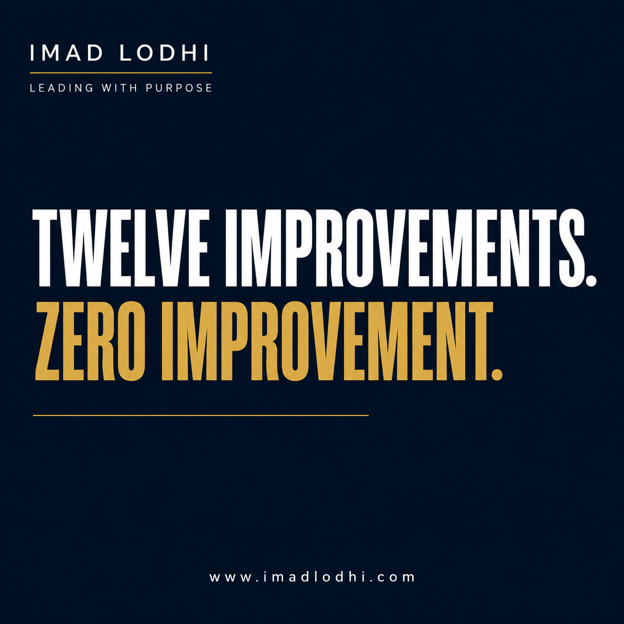 Twelve Improvements. Zero Improvement. — FLM7 insight by Imad Lodhi