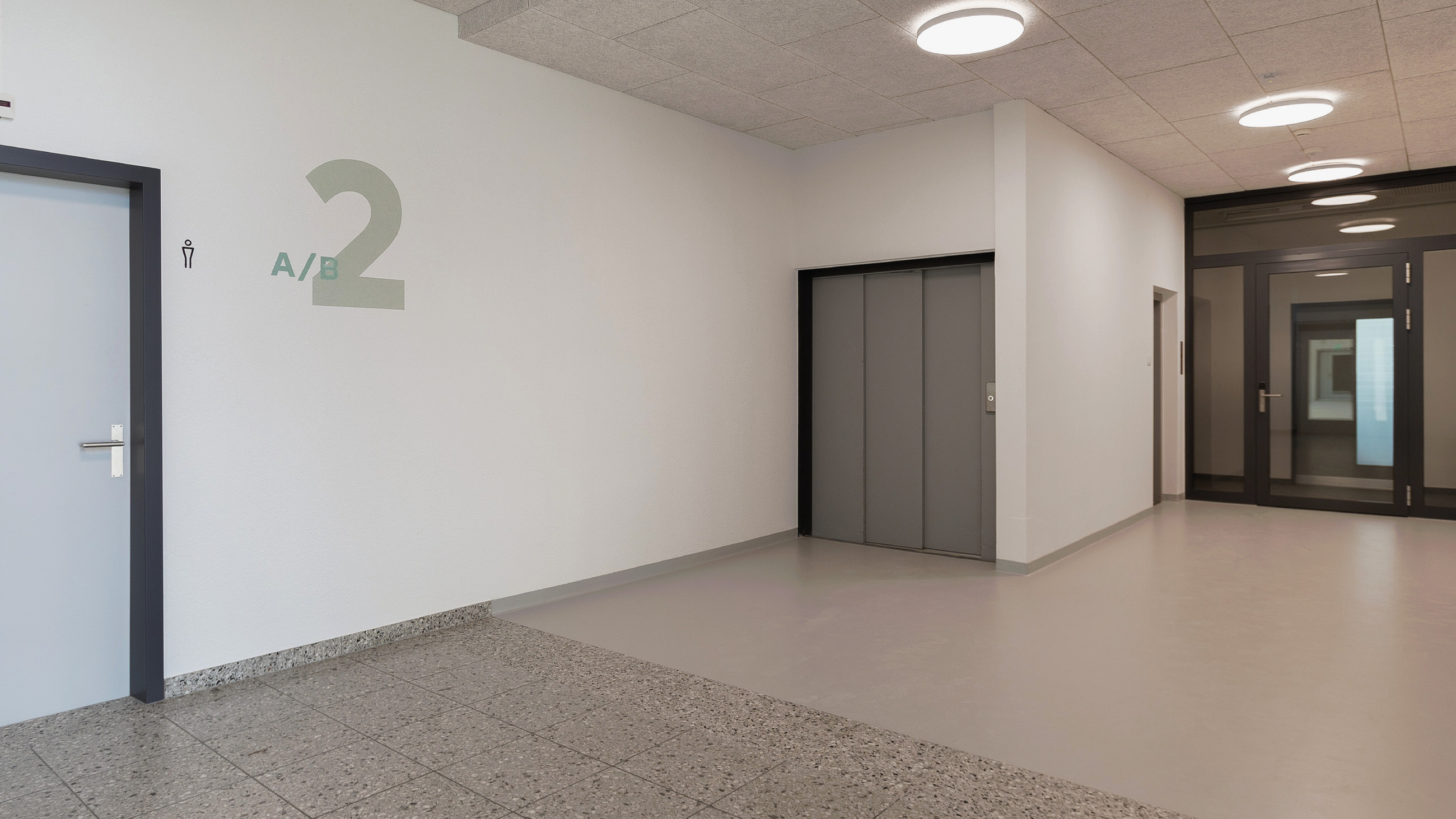 Ziel-Areal, Kennzeichnung Etage