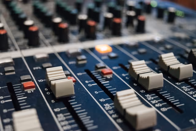Music production equipment and controls