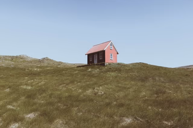 little house on a hill