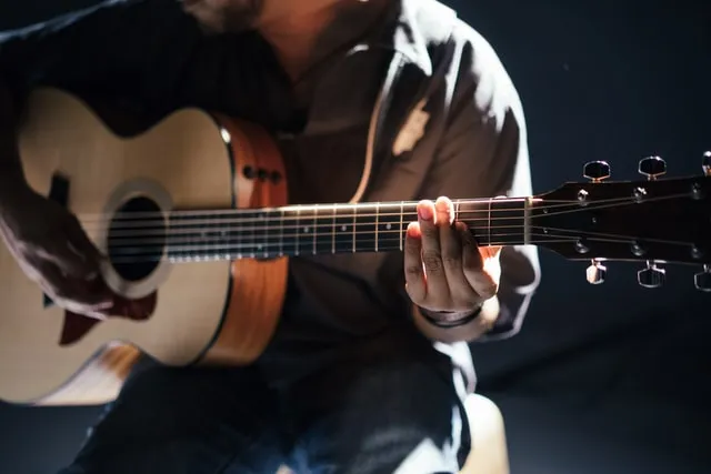 man with guitar