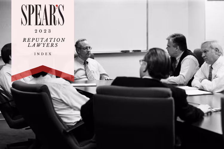 Spear's Reputation Lawyers Index