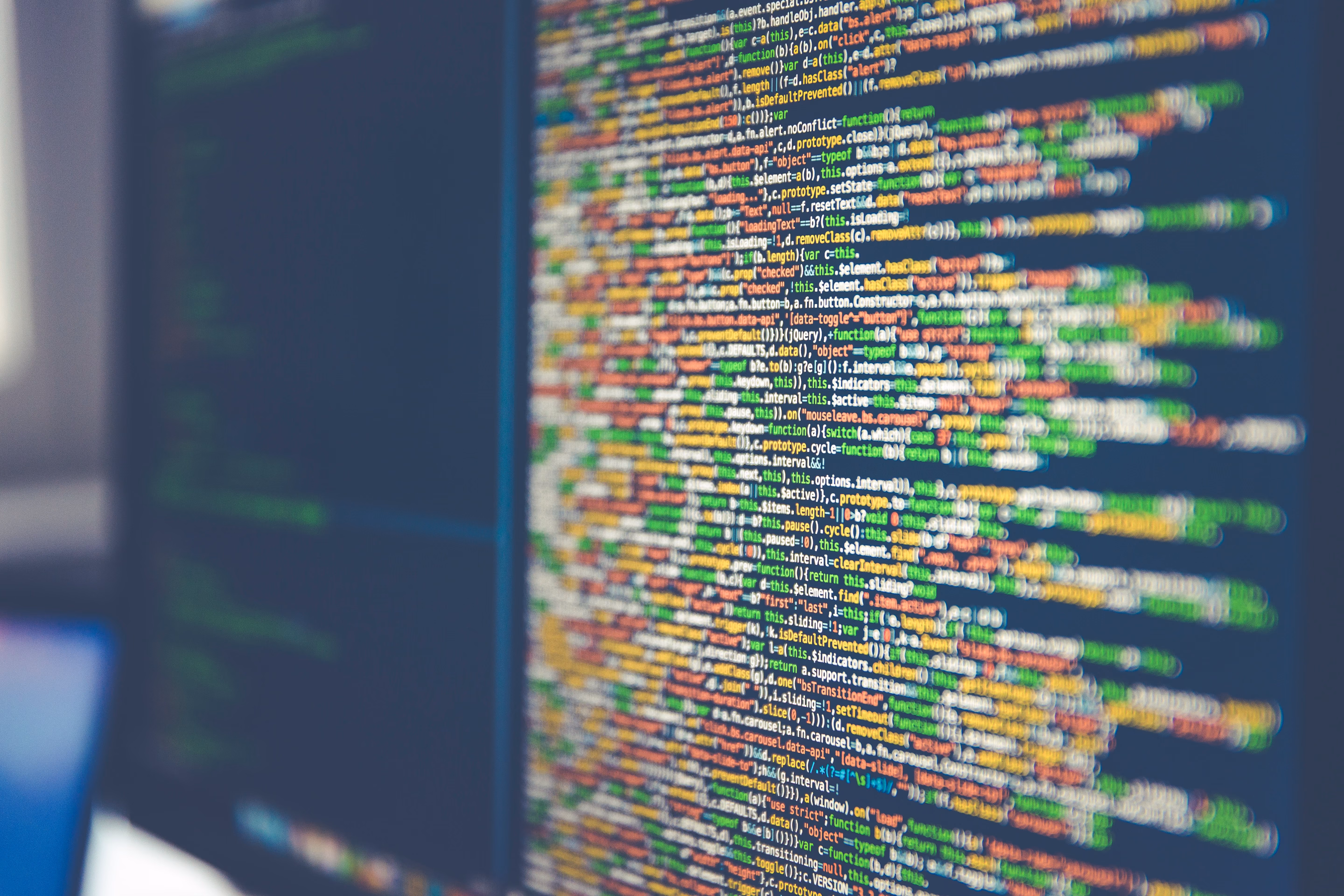 Coding language on-screen