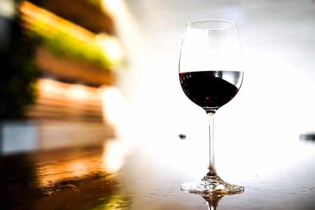 Glass of wine
