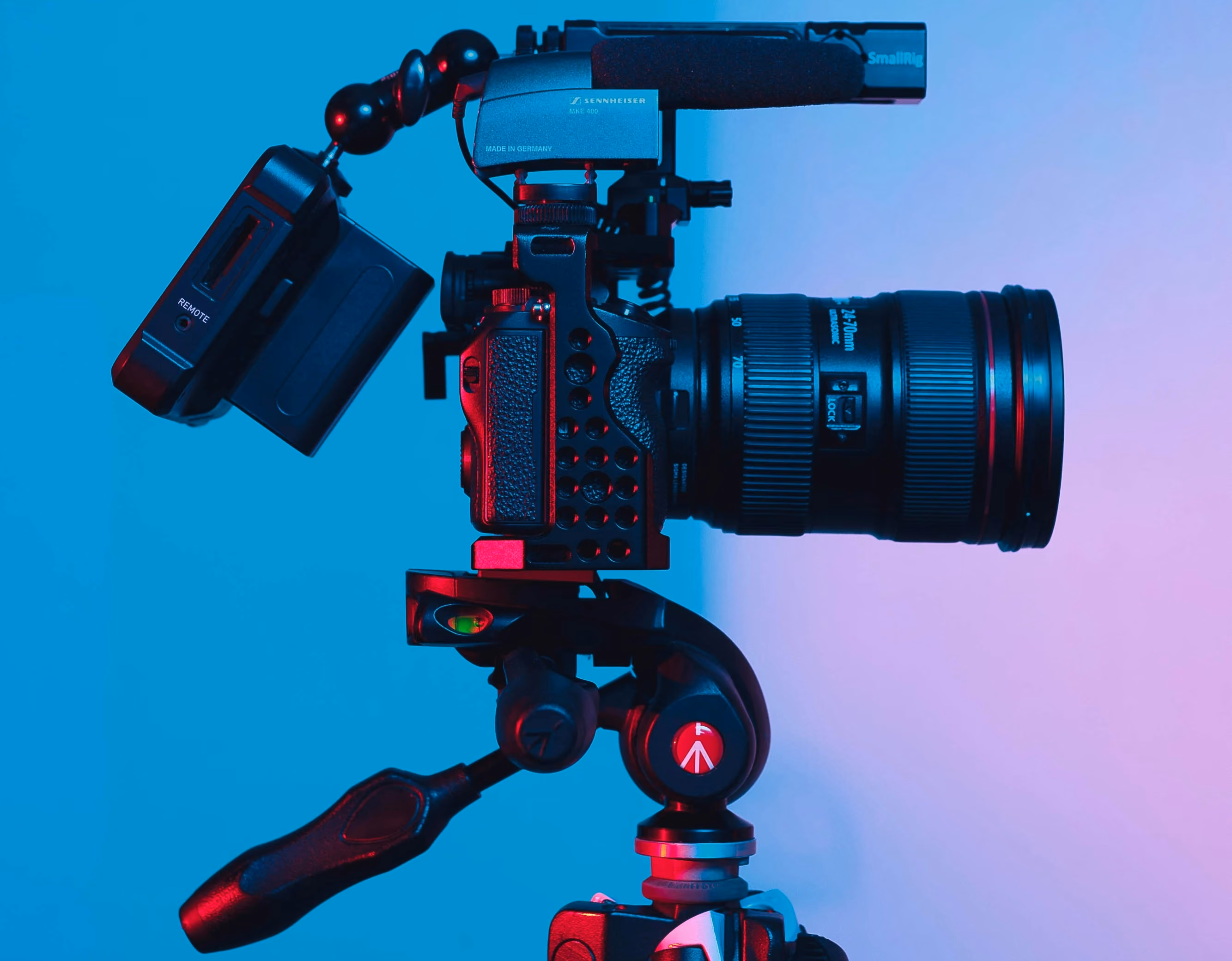 A professional camera.