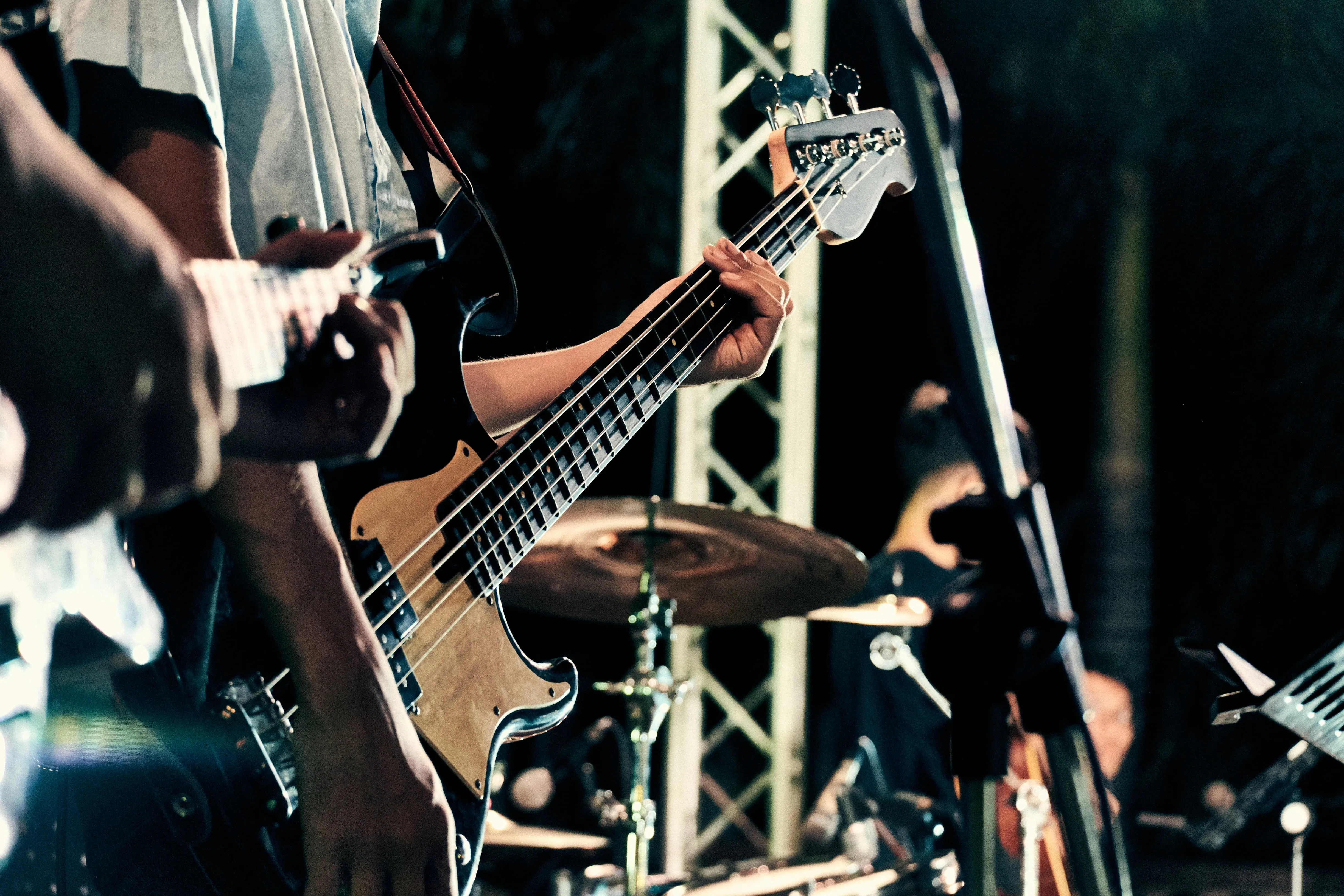 Band on stage