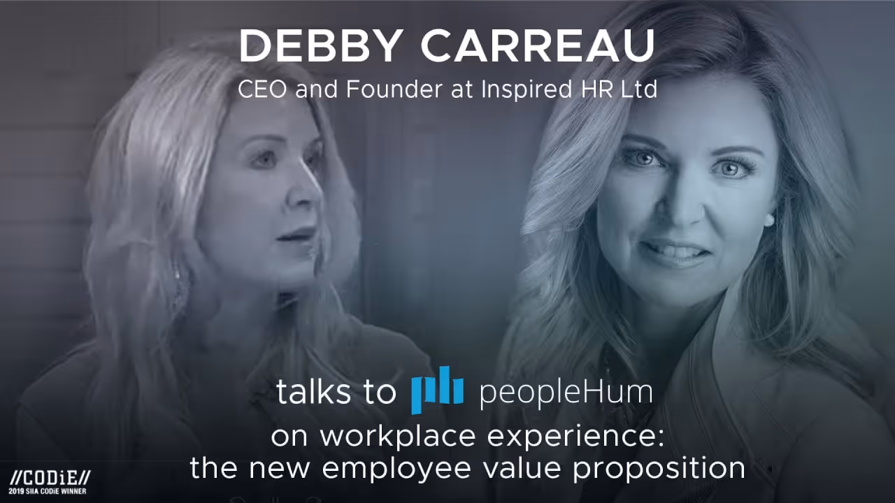 Optimising workplace experience with 'people' - Debby Carreau [Interview]