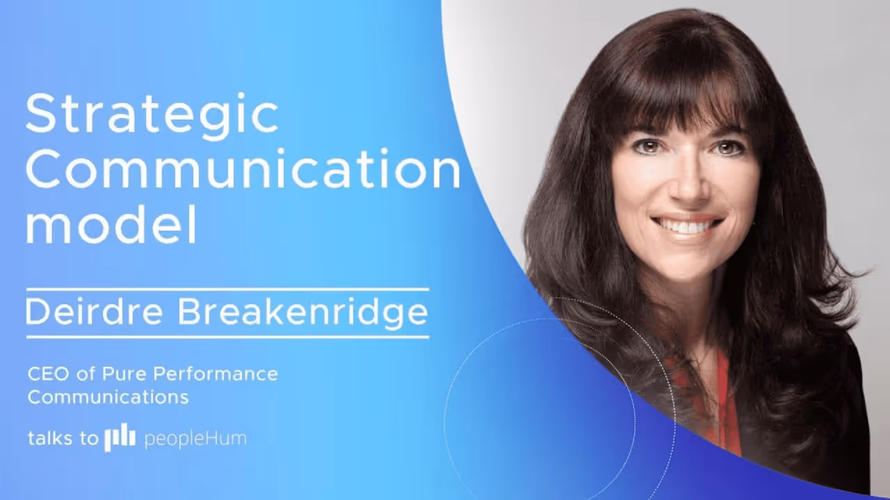 The ultimate communication model for modern businesses - Deirdre Breakinridge [Interview]