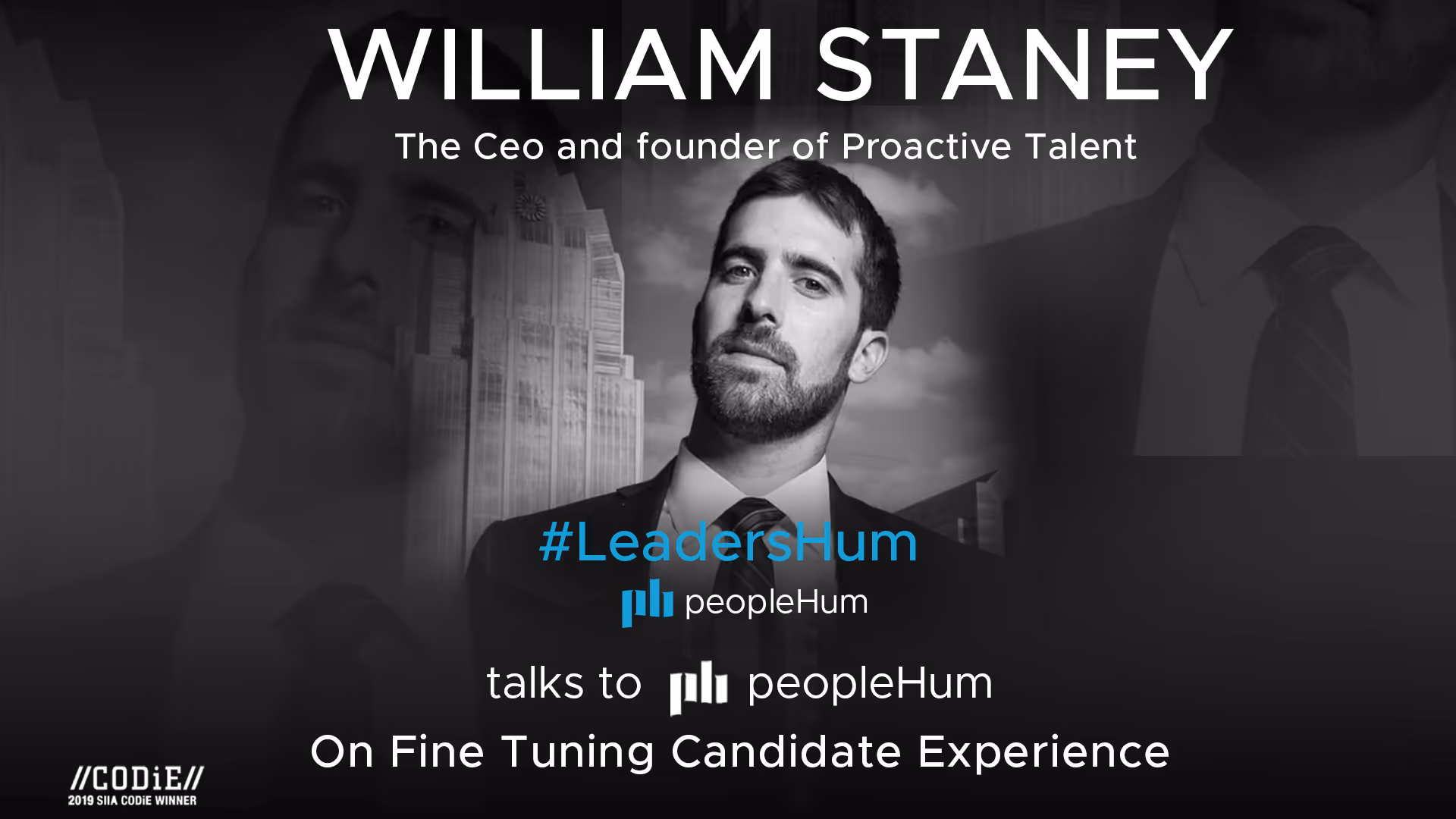 Fine tuning candidate experience - William Staney [Interview]