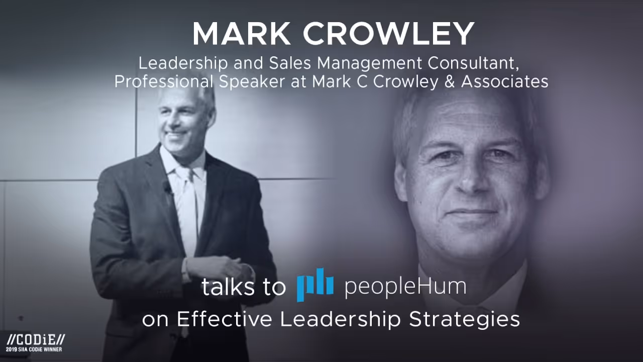 Effective leadership strategies - Mark Crowley [Interview]