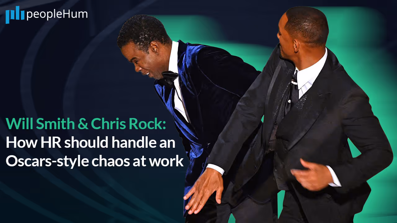 How HR should deal with Oscars-style chaos at work