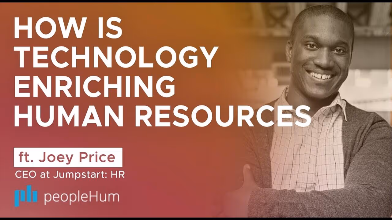 Enriching human resources with technology - Joey Price [Interview]