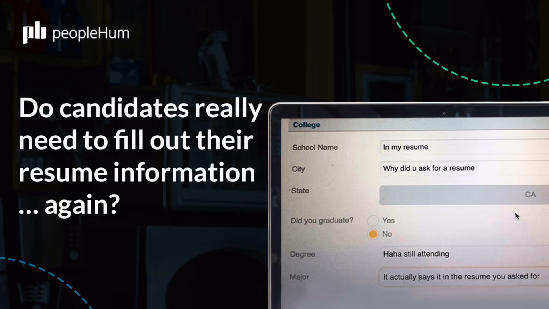 Tired of Re-Entering Your Info After Uploading a Resume? (Yes!)