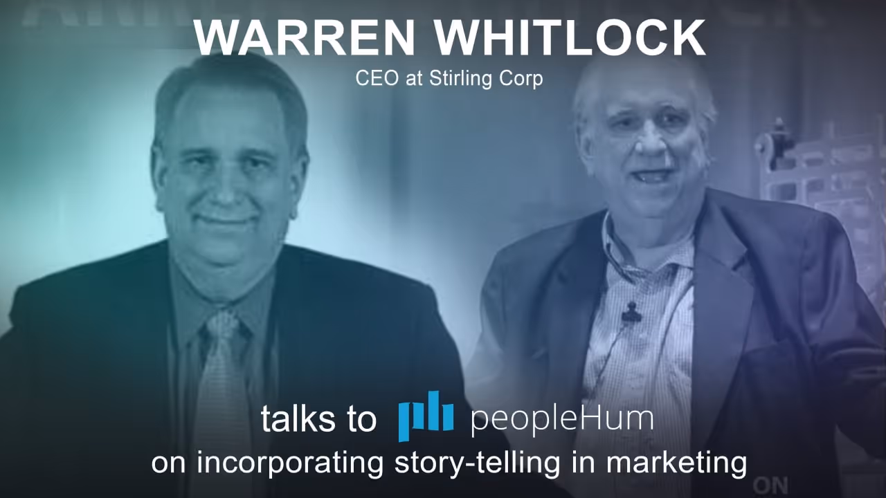 Incorporating story-telling in marketing - Warren Whitlock [Interview]