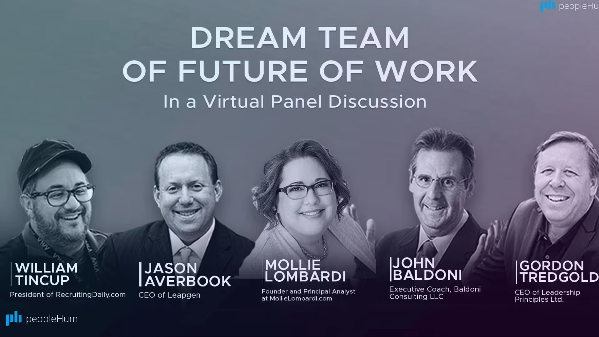 Dream team of future of work - In a virtual panel discussion